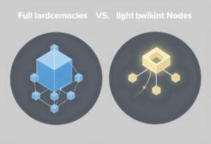 Full nodes vs light nodes